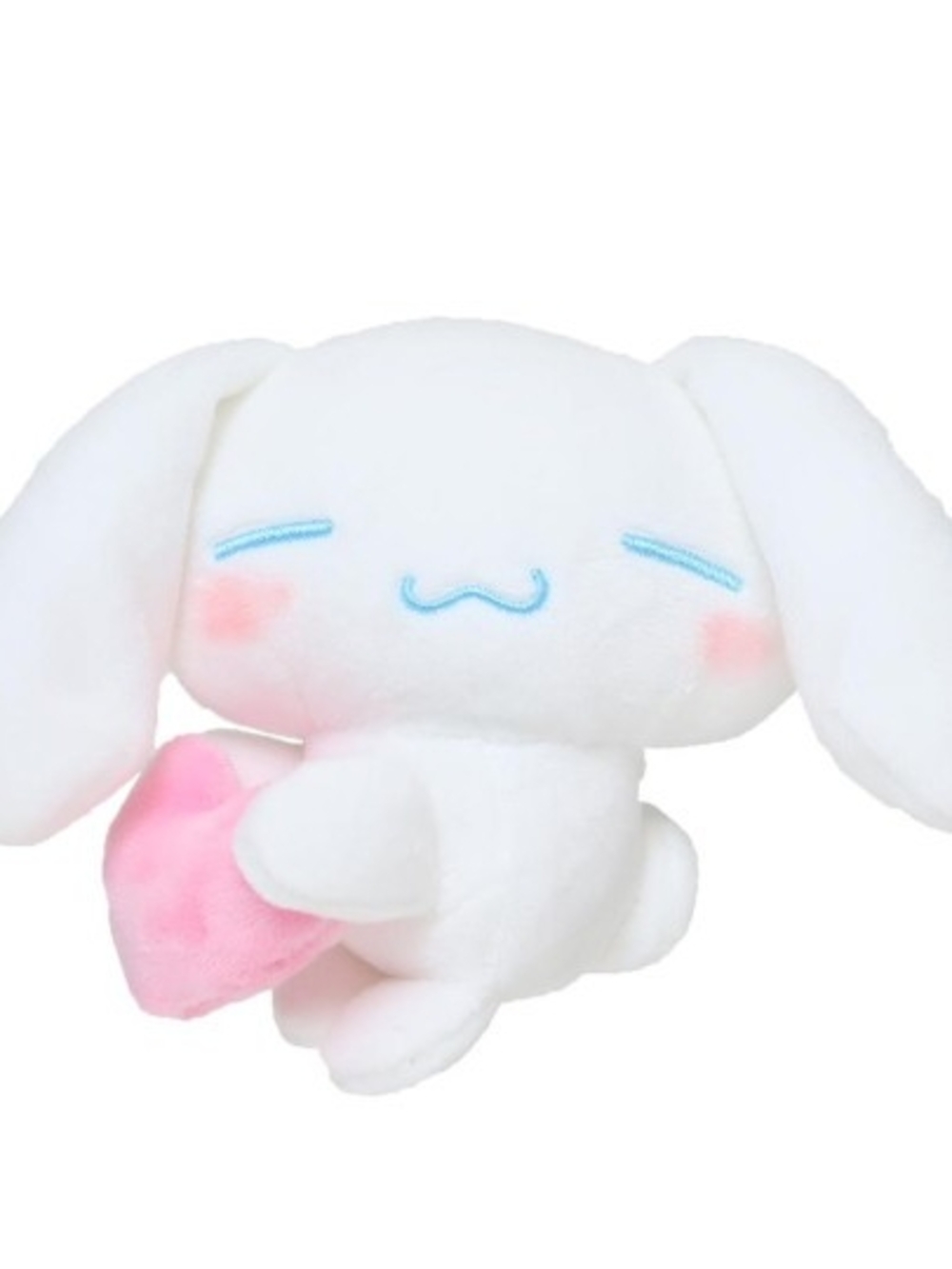 Japan Exclusive Sanrio Plush Pouch & Plush Badge: Cinnamoroll
